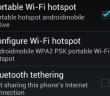 How to setup a mobile hotspot with Android and CM9