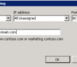 Configure additional bindings in IIS 7.5 so websites answer to different names