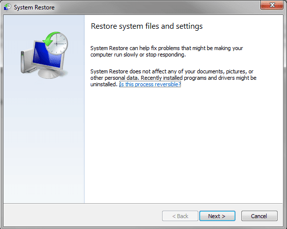 can i remove malware by system restore