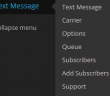 How to send free text message alerts in wordpress