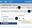 VMware create and restore group snapshots multiple VMs at once