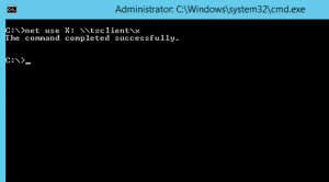 Map a network drive from remote desktop back to local computer ...