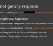 There was an error connecting to NSX manager API