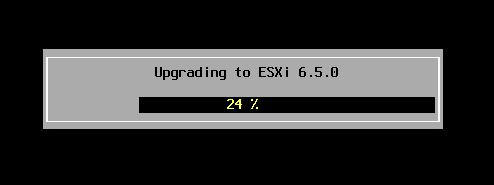 Upgrading VMware ESXi 6.0 to 6.5