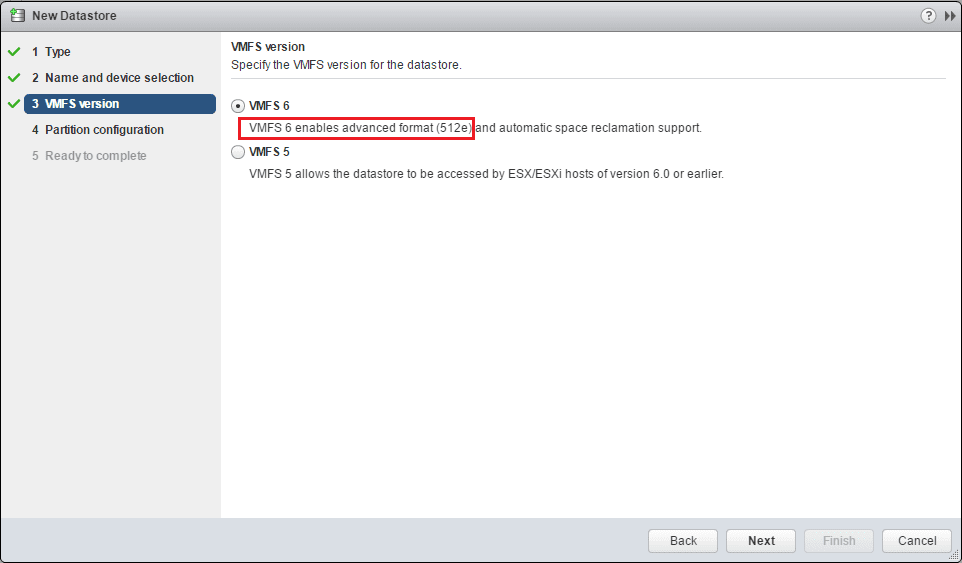 vmfs6_04 How to Create VMFS 6 Datastore in VMware vSphere 6.5