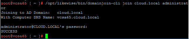 VMware VCSA 6 5 Error Code 42500 Joining Active Directory Domain 