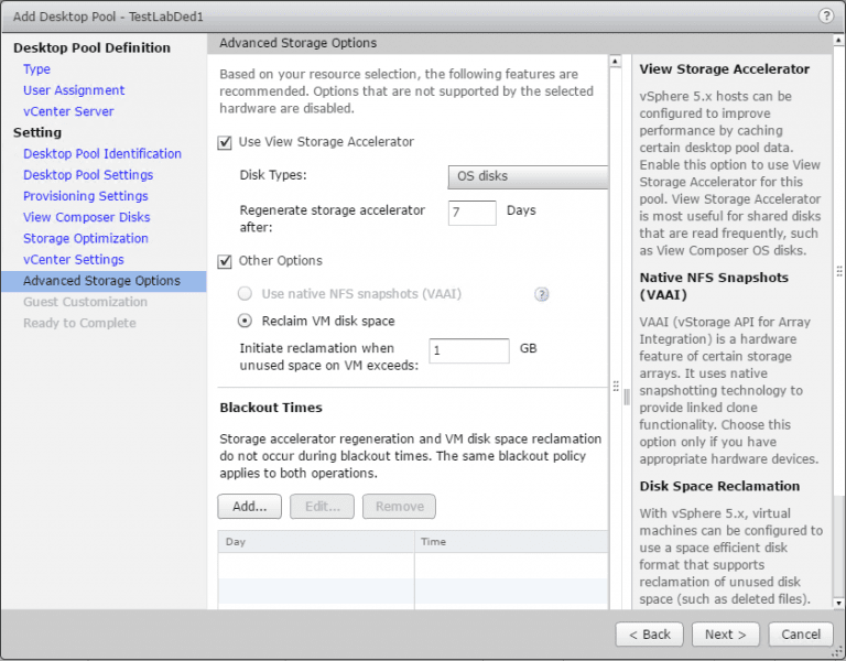 Create Dedicated Linked Clones with VMware Horizon View 7.1