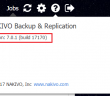 Update Nakivo Backup and Replication V7 Appliance
