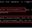 Update Avago LSI SMIS Provider VMware ESXi