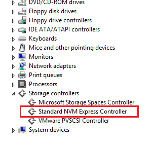 nvmecon04 Change Paravirtual to NVMe virtual storage controller in vSphere 6.5