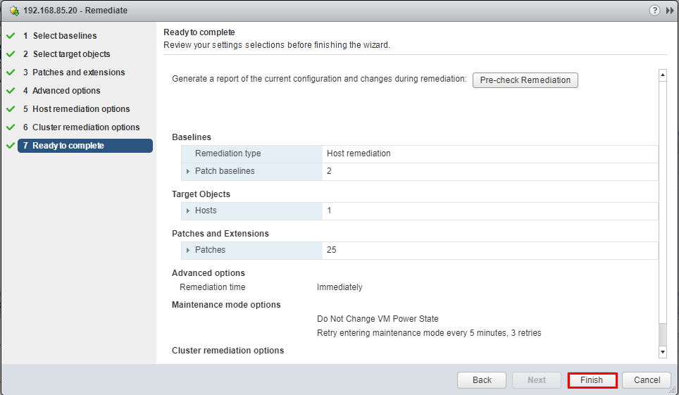 Finish-VUM-Remediation-Wizard