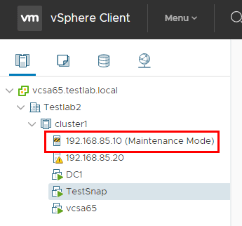 Uprade-ESXi-host-to-6.5-update-1-command-line-place-in-maitenance-mode