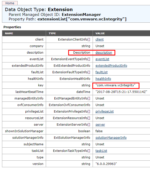 VMware-Update-Manager-vCenter-extension-details