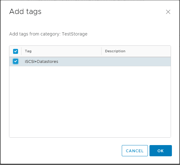 Adding-our-storage-tag-to-the-policy Using VMware VM Storage Policies