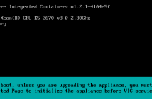 Upgrade VMware vSphere Integrated Containers VIC Appliance