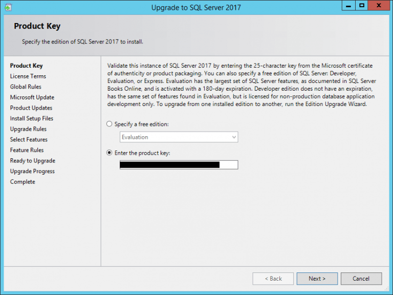 Upgrade SQL Server 2016 to 2017 - Virtualization Howto