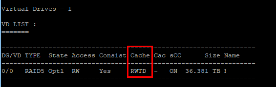 Showing-Read-Ahead-Write-Through-Cache-policy