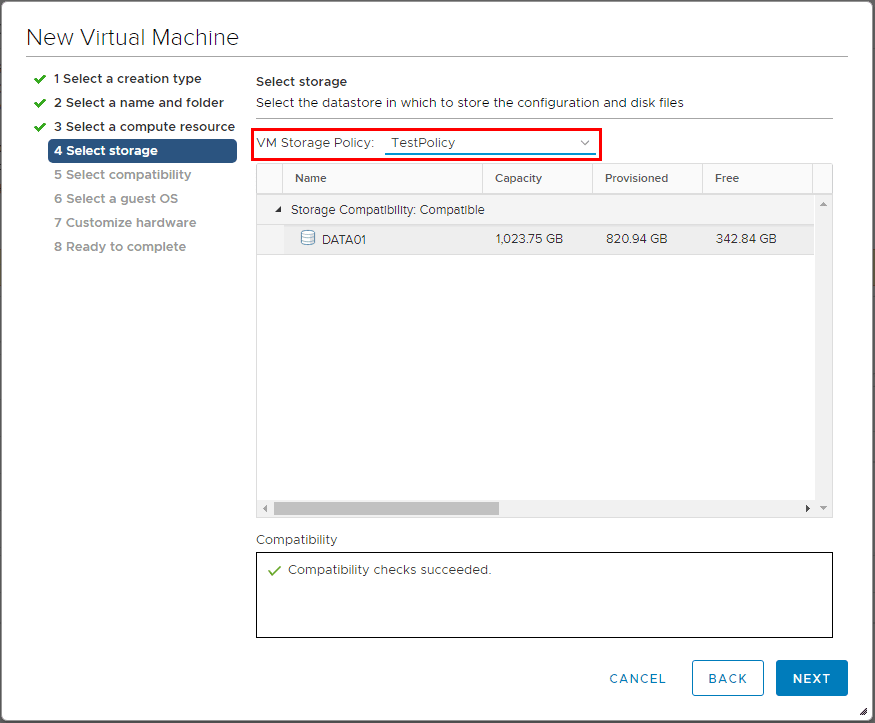 Using-storage-policy-with-new-virtual-machine-creation Using VMware VM Storage Policies