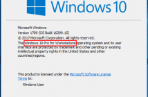 Installing Windows 10 Pro for Workstations