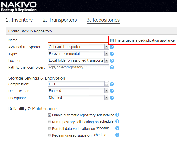 Create-a-Dedup-disabled-repository-in-NAKIVO-Backup-Replication-7.3-