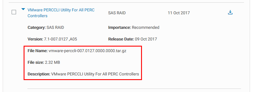 Download-PERCCLI-utility-from-Dell-Support-site