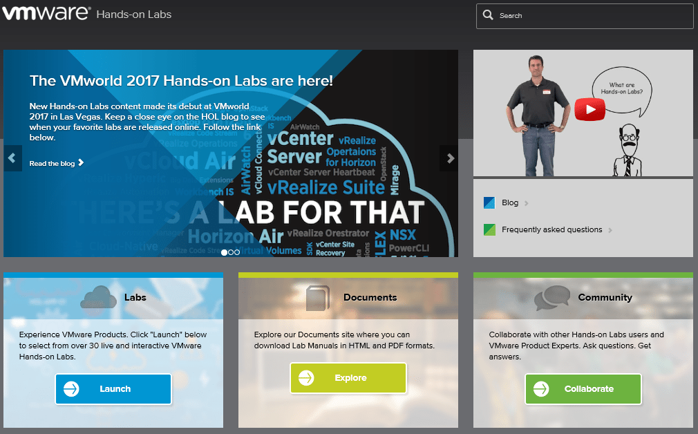 VMware-Hands-On-Labs-Learning-Resource
