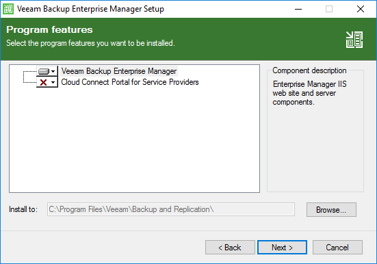 Selecting-Veeam-Backup-Enterprise-Manager-features-to-install