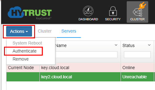 Authenticating-the-new-HyTrust-KeyControl-server-node
