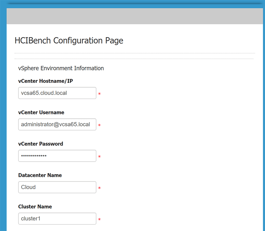 Configure-the-vCenter-connection-for-HCI-Bench