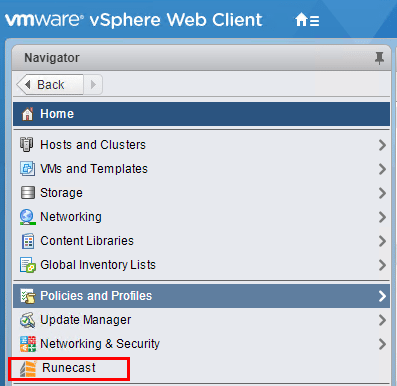 vCenter-web-client-Flex-client-Runecast-Analyzer-menu