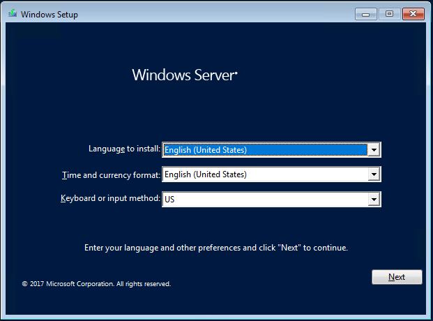 Beginning-Windows-Server-2019-installation-via-ISO-in-VMware