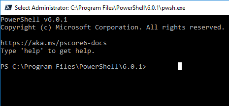 PowerShell-Core-environment-in-Windows-10