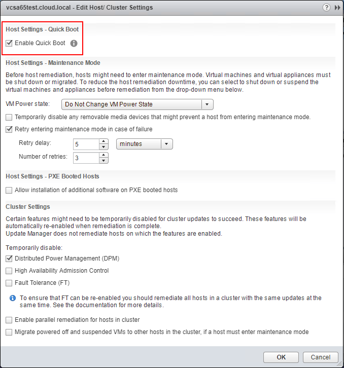 ESXi-6.7-Quick-Boot-Configuration-enabled