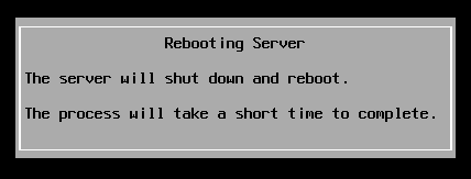 The-server-reboot-begins