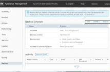 VMware vCenter Server VCSA 6.7 Backup Schedule Feature Configuration