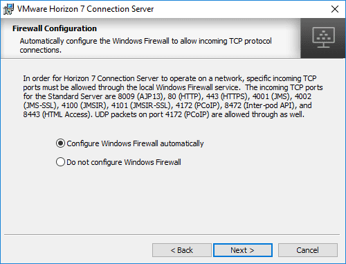 Automatically-configure-the-Windows-Firewall-during-Horizon-7.5-Connection-Server-installation