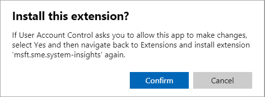 Confirm-the-System-Insights-Extension-Installation