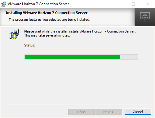 Installation-of-VMware-Horizon-7.5-Connection-Server-begins