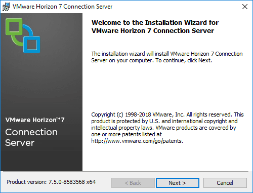 Kicking-off-the-Horizon-7.5-Connection-Server-Install