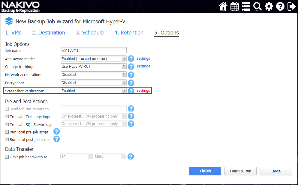 Setup-screenshot-verfication-for-Hyper-V-backups-in-NAKIVO