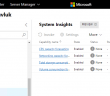 Windows Server System Insights Predictive Analytics Installation and Features