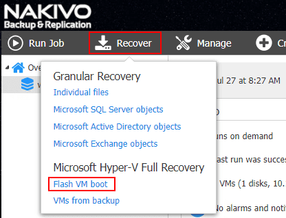 Choosing-to-Recover-using-NAKIVO-Flash-VM-Boot