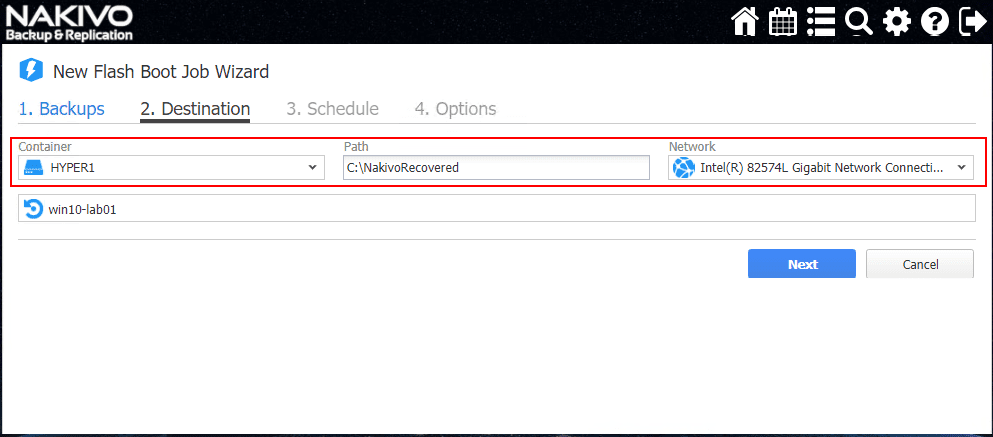 Configuring-NAKIVO-Flash-VM-Boot-Recovery-Location