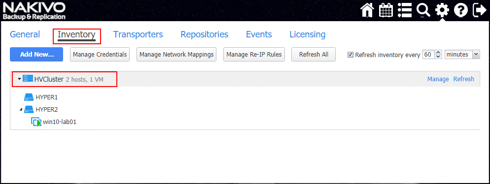 Connecting-NAKIVO-Backup-Replication-to-a-Hyper-V-Cluster