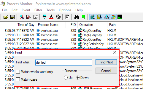 Troubleshooting-Windows-Access-Denied-errors-with-Process-Monitor-Find-utility