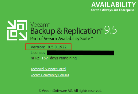 Veeam-Backup-Replication-9.5-Update-3a-Version-Number