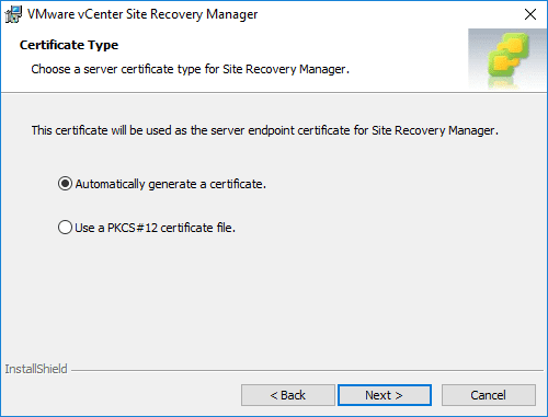Generating-a-server-certificate-for-Site-Recovery-Manager