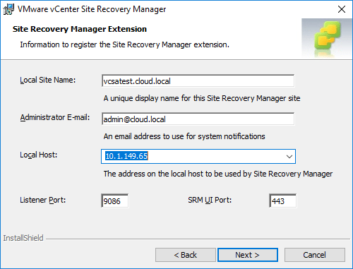 Registering-the-site-recovery-manager-extension-in-vCenter