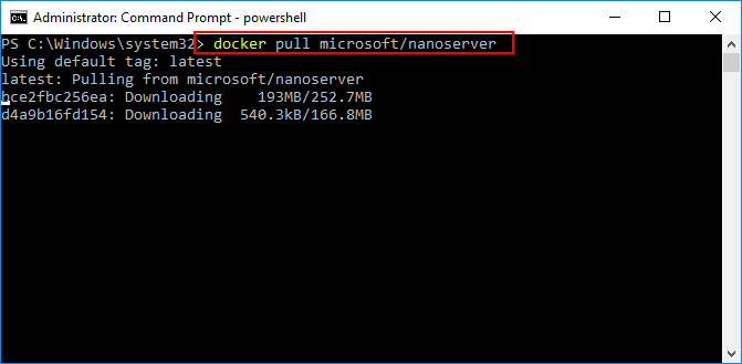 Use-Docker-to-Pull-down-the-Windows-Server-2016-Nano-Server-container-base-image