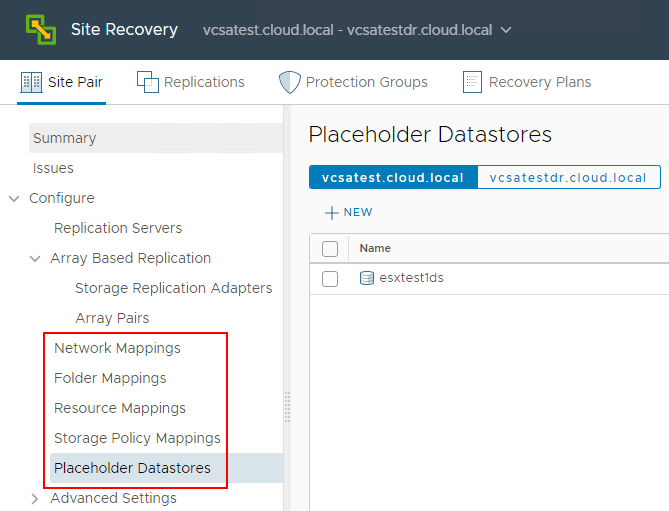 Creating-mappings-and-placeholder-datastores